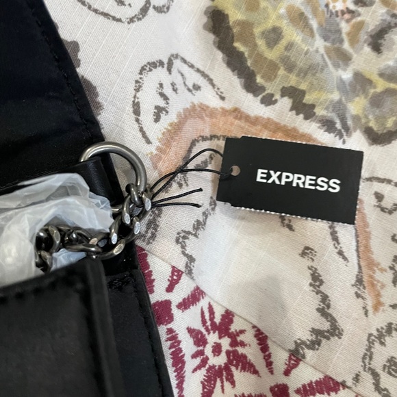 NWT Express Clutch Black Studded - Picture 5 of 7